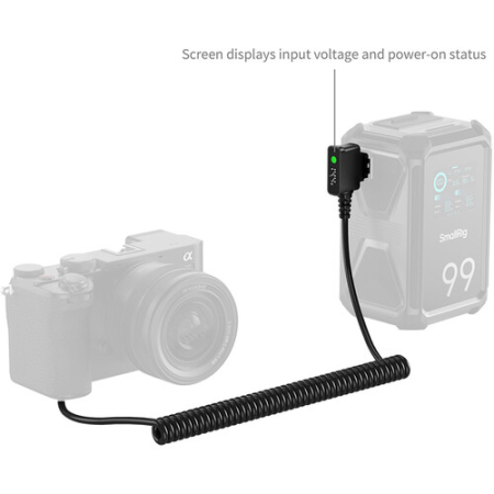 SmallRig 6655 - adapter zasilania typu Dummy, D-Tap do akumulatora Sony NP-FZ100 - użycie
